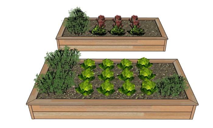 菜地菜园子蔬菜景观SU模型 SU模型免费下载_sketchup模型