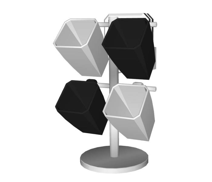 杯子架装饰SU模型 SU模型免费下载_sketchup模型