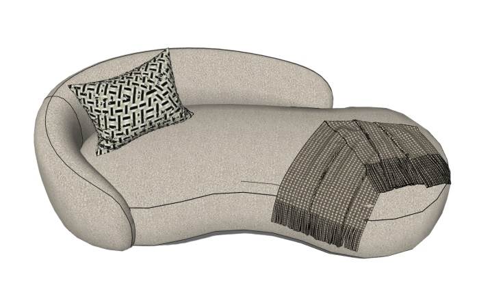 现代小型沙发沙发SU模型 SU模型免费下载_sketchup模型