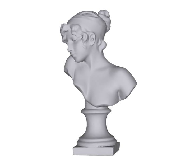 欧洲女性半身雕塑雕塑SU模型 SU模型免费下载_sketchup模型