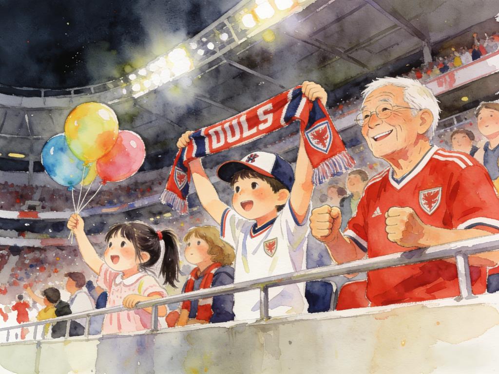 水彩画:球迷态度:你对本场决赛的感受如何 水彩画高清JPG图片素材