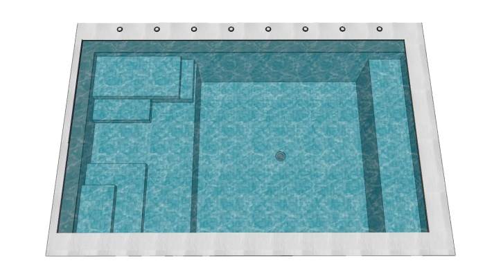 私人游泳池体育SU模型 SU模型免费下载_sketchup模型