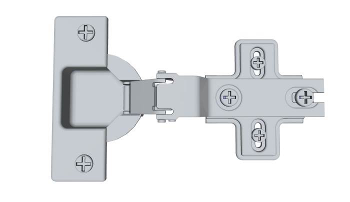 柜门五金件铰链 SU模型免费下载_sketchup模型