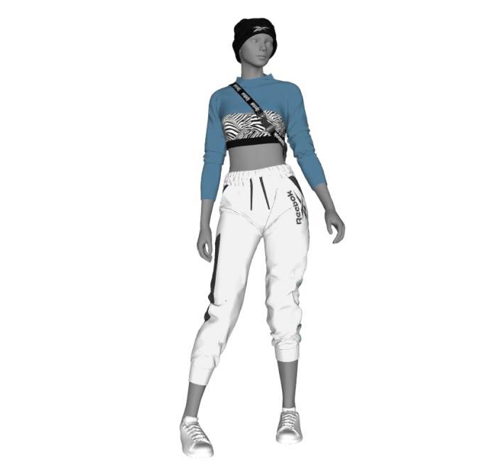 带帽服装假人模特服饰SU模型 SU模型免费下载_sketchup模型