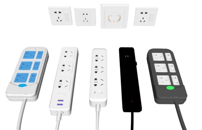 开关排插插座 SU模型免费下载_sketchup模型