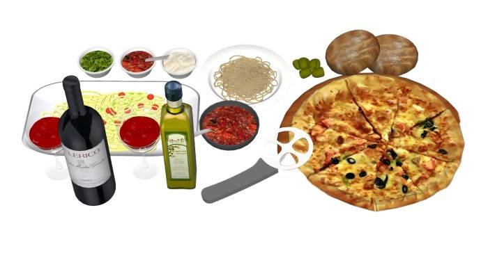 红酒瓶装饰SU模型 SU模型免费下载_sketchup模型