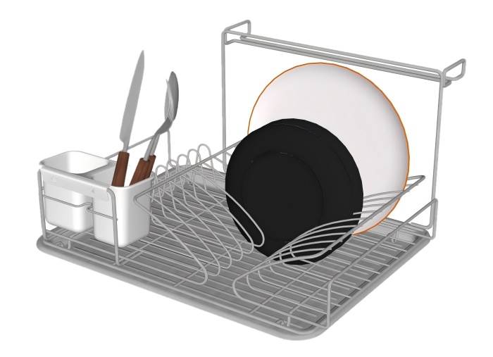 沥水架晾碗架厨房SU模型 SU模型免费下载_sketchup模型