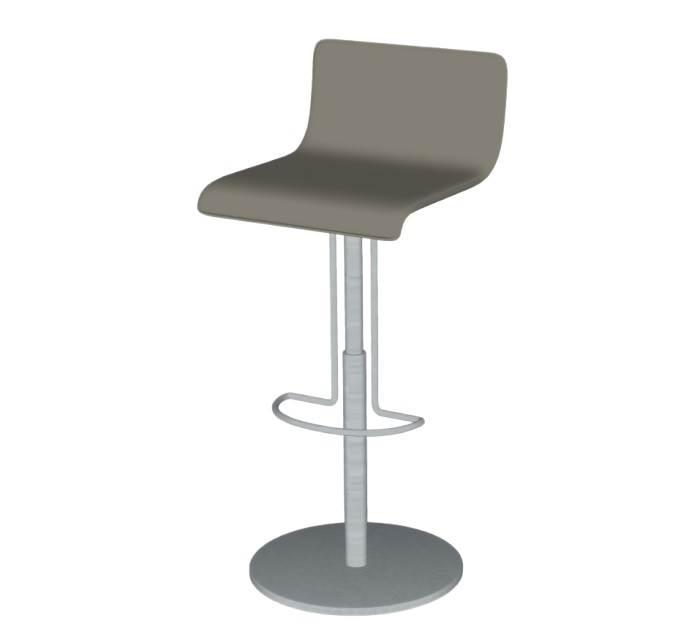 吧台椅高脚椅升降椅椅子SU模型 SU模型免费下载_sketchup模型