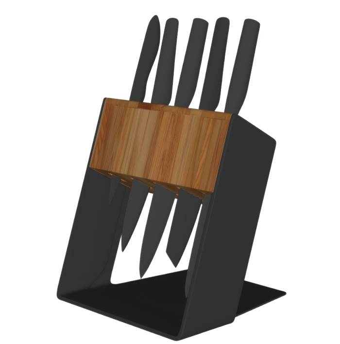 厨具刀架菜刀厨房SU模型 SU模型免费下载_sketchup模型