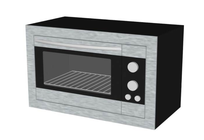 烤箱微波炉家电SU模型 SU模型免费下载_sketchup模型