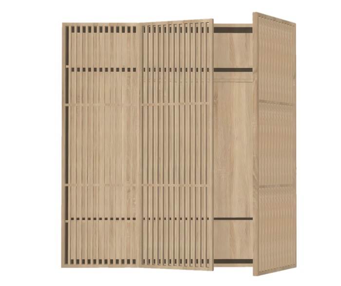 日式衣柜木柜柜子SU模型 SU模型免费下载_sketchup模型