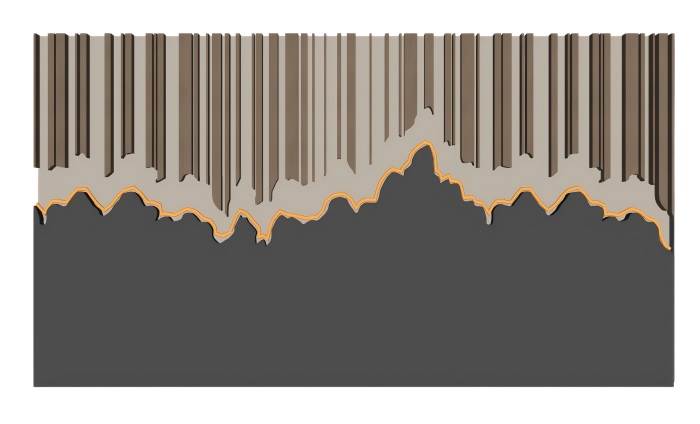新中式格栅背景墙装饰SU模型 SU模型免费下载_sketchup模型