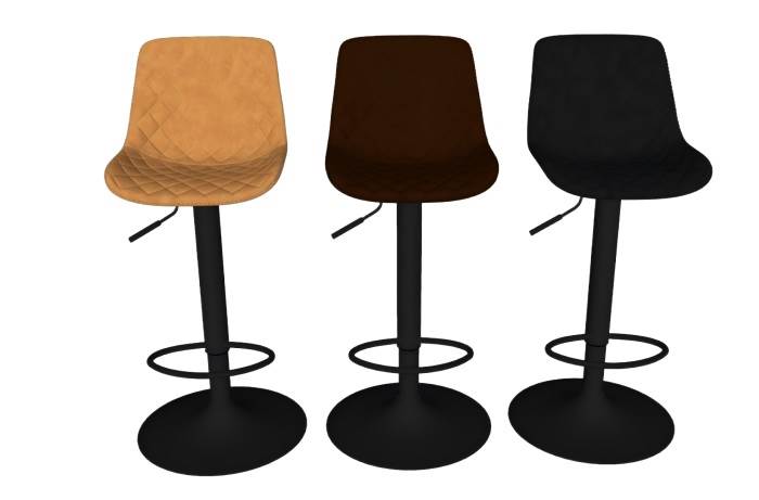 吧台椅高脚椅椅子SU模型 SU模型免费下载_sketchup模型