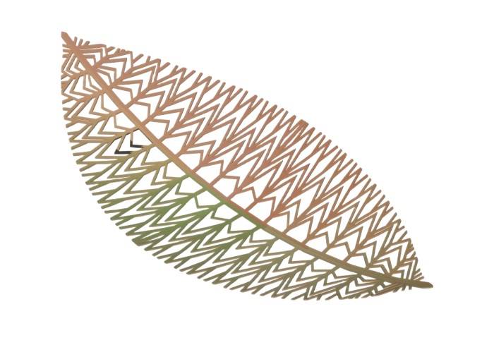 叶子树叶雕塑雕塑SU模型 SU模型免费下载_sketchup模型