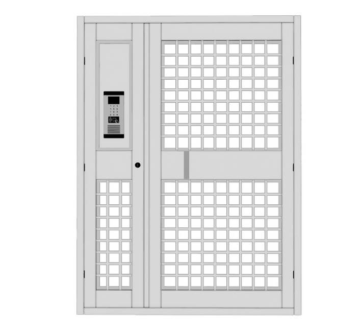 不锈钢单元门防盗门门窗SU模型 SU模型免费下载_sketchup模型