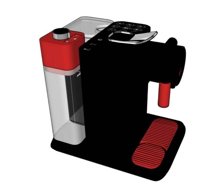 胶囊咖啡机家电SU模型 SU模型免费下载_sketchup模型