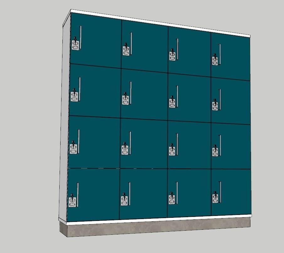 更衣柜储物柜柜子SU模型 SU模型免费下载_sketchup模型