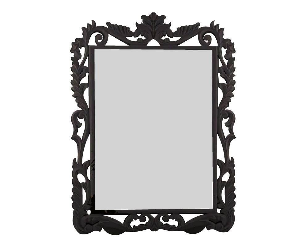 欧式长方形镜子浴室镜mirror装饰SU模型 SU模型免费下载_sketchup模型