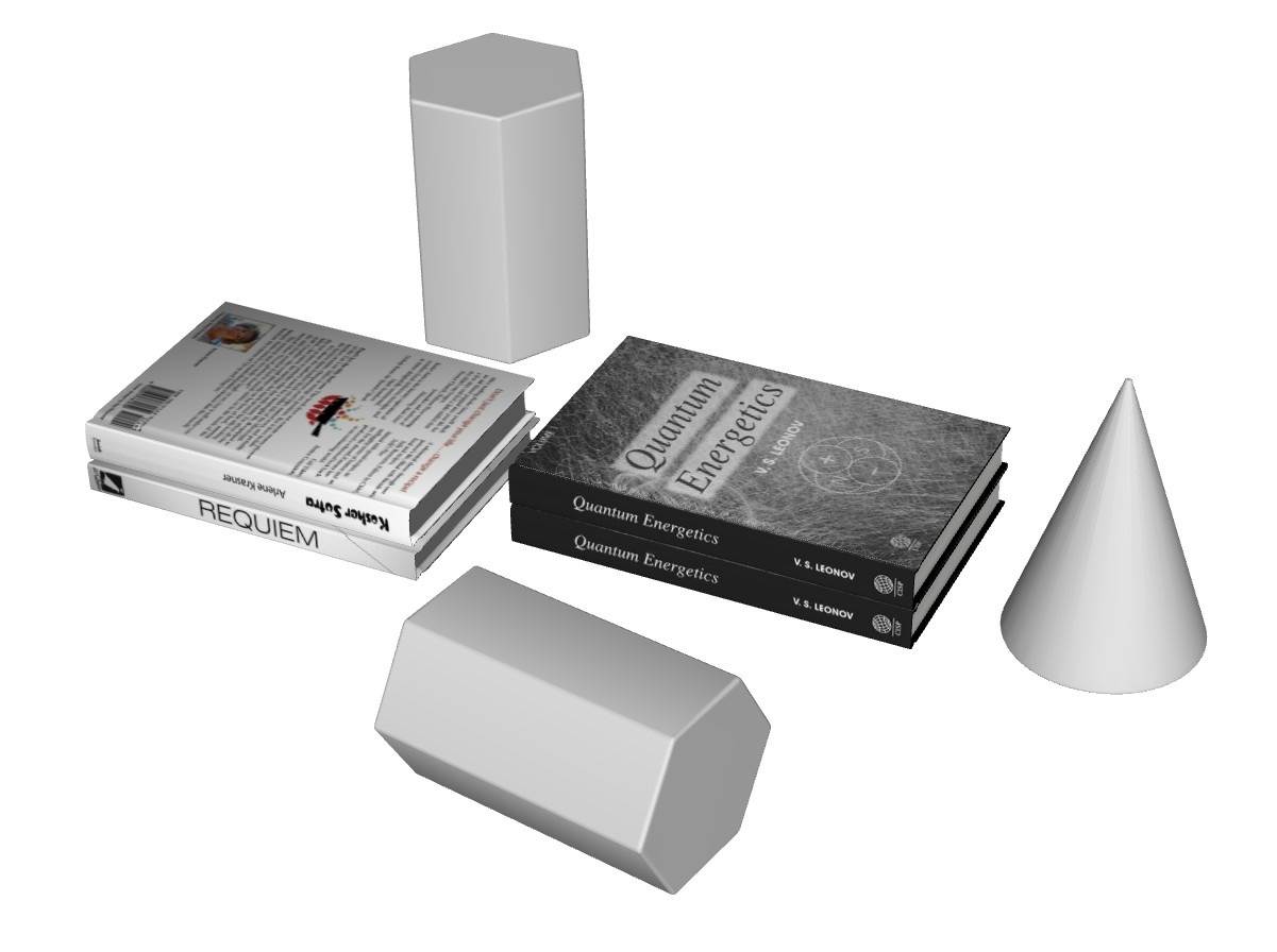 书籍书本几何摆件装饰SU模型 SU模型免费下载_sketchup模型