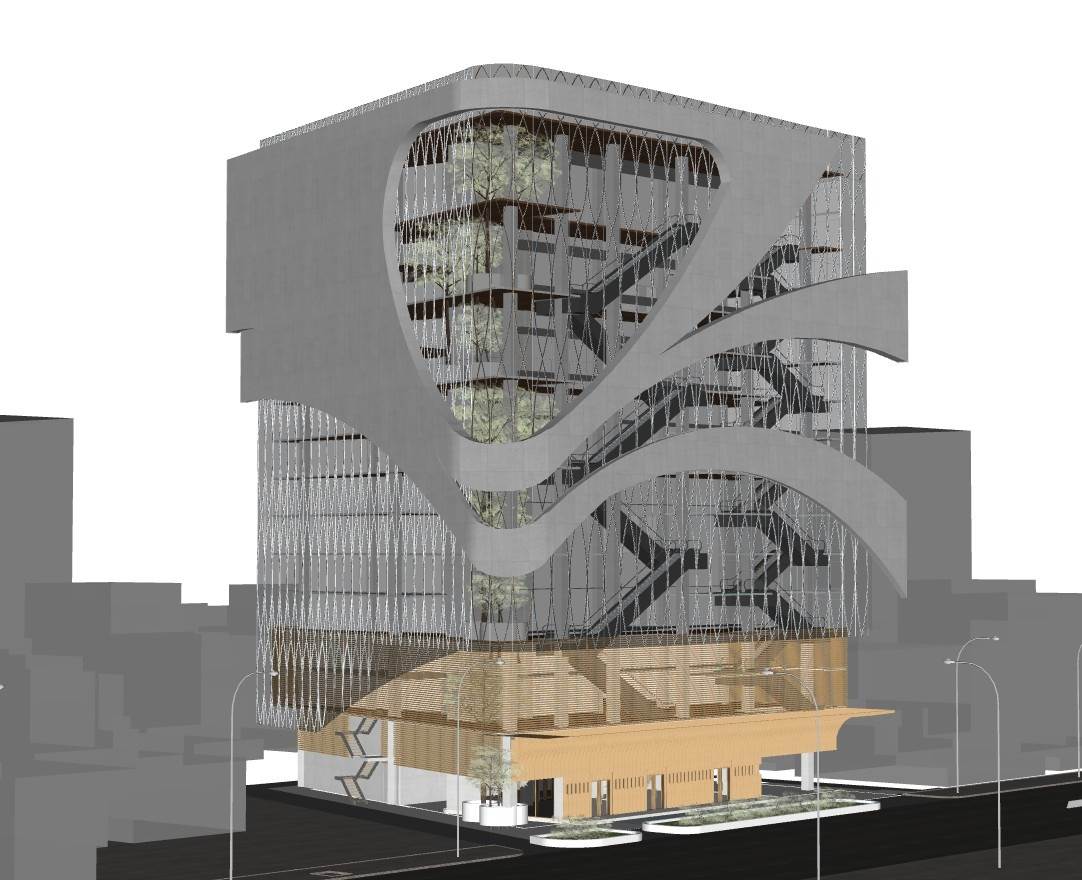 未来主义建筑SU模型 SU模型免费下载_sketchup模型