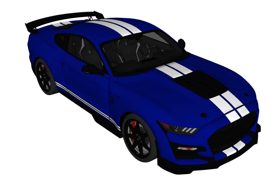 福特shelby交通SU模型 SU模型免费下载_sketchup模型