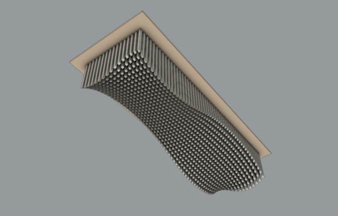 参数化天花板吊顶装饰SU模型 SU模型免费下载_sketchup模型