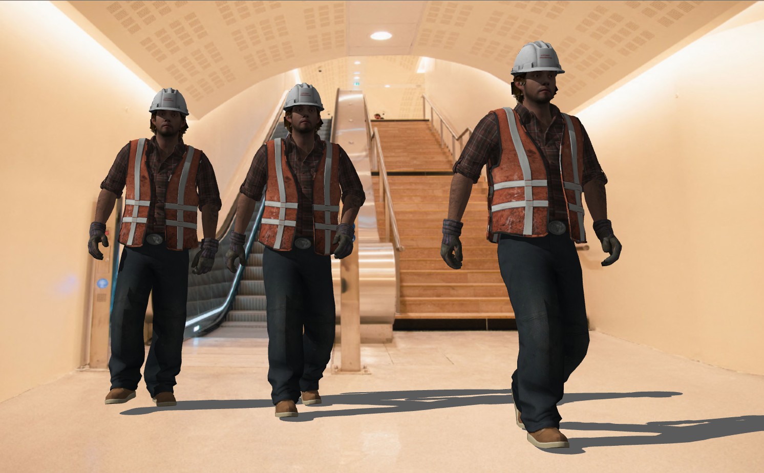 施工人员人物人物SU模型 SU模型免费下载_sketchup模型