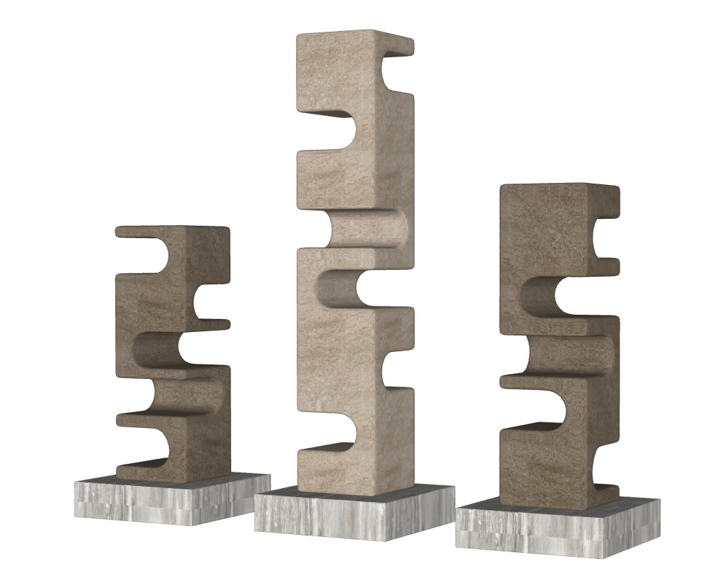 石头艺术雕塑雕塑SU模型 SU模型免费下载_sketchup模型