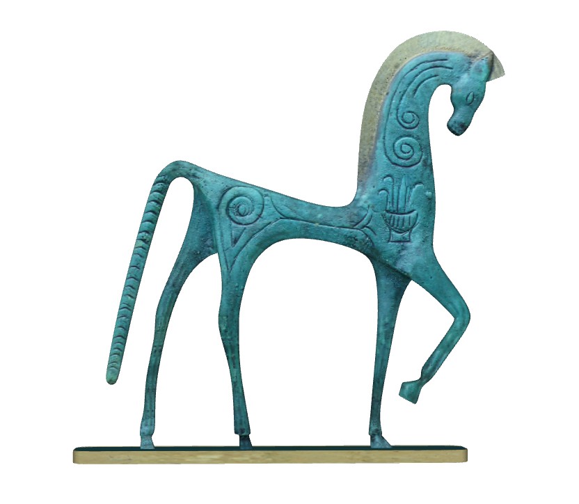 青铜马雕塑雕塑SU模型 SU模型免费下载_sketchup模型