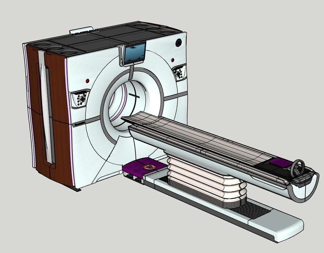 医疗器械CT扫描仪SU模型 SU模型免费下载_sketchup模型