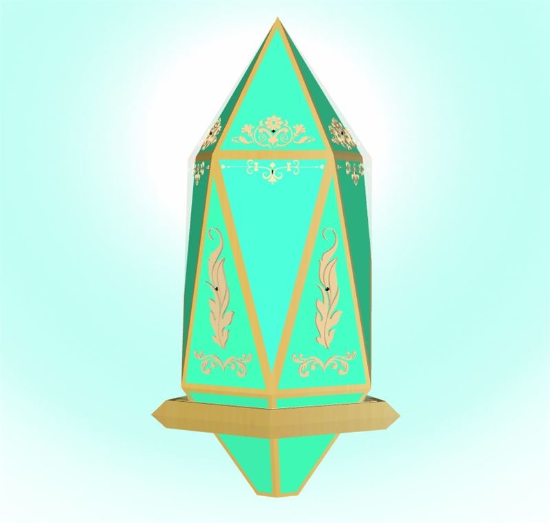 欧式雕花水晶灯SU模型 SU模型免费下载_sketchup模型