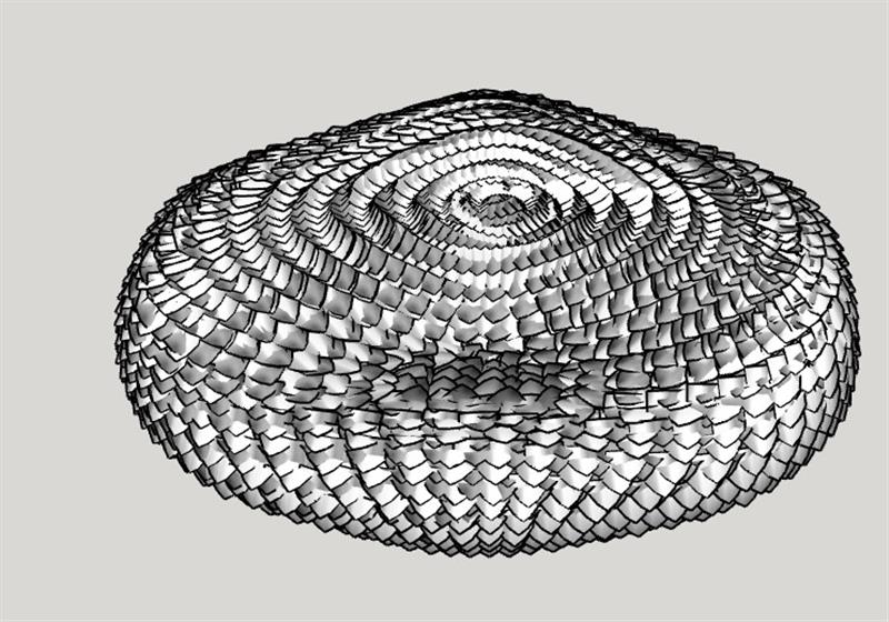 椭圆沙发SU模型 SU模型免费下载_sketchup模型