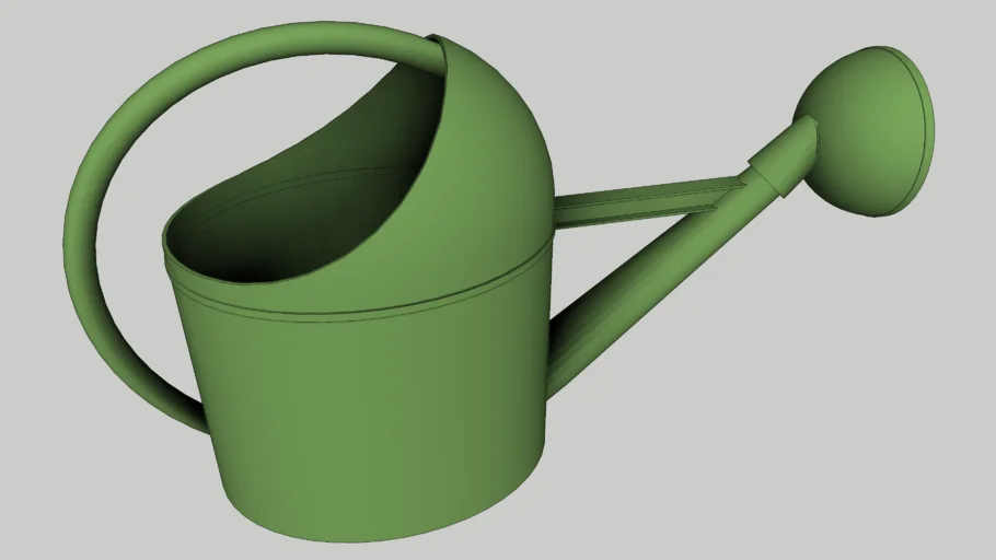 园艺浇水壶SU模型 SU模型免费下载_sketchup模型