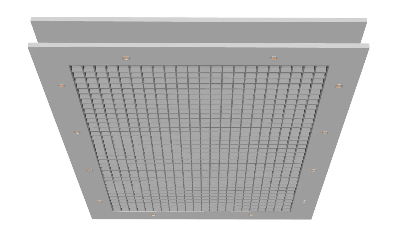 方通格栅吊顶SU模型 SU模型免费下载_sketchup模型