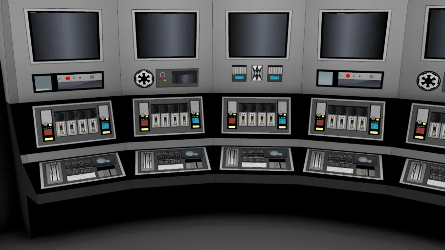 宇宙飞船船舱控制室SU模型 SU模型免费下载_sketchup模型