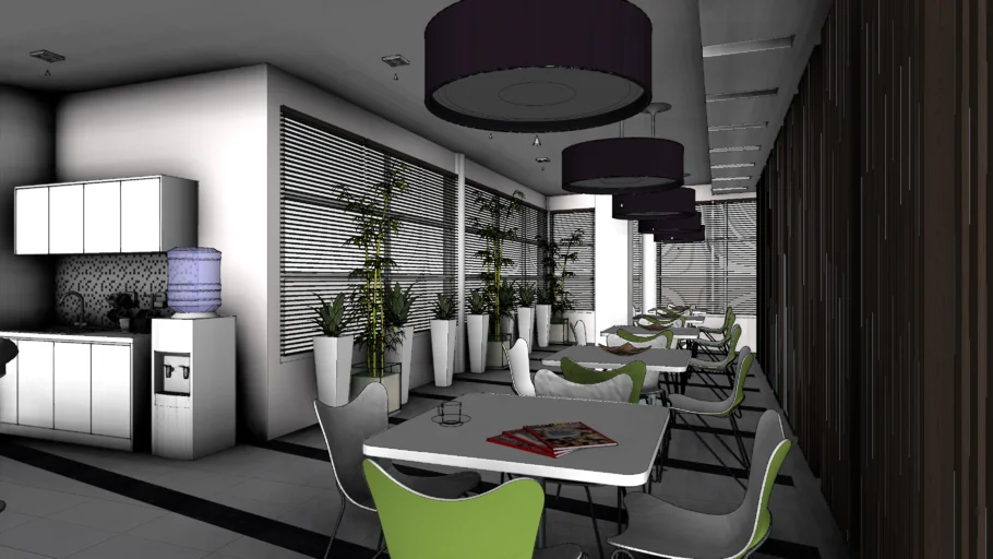 办公休闲区SU模型 SU模型免费下载_sketchup模型