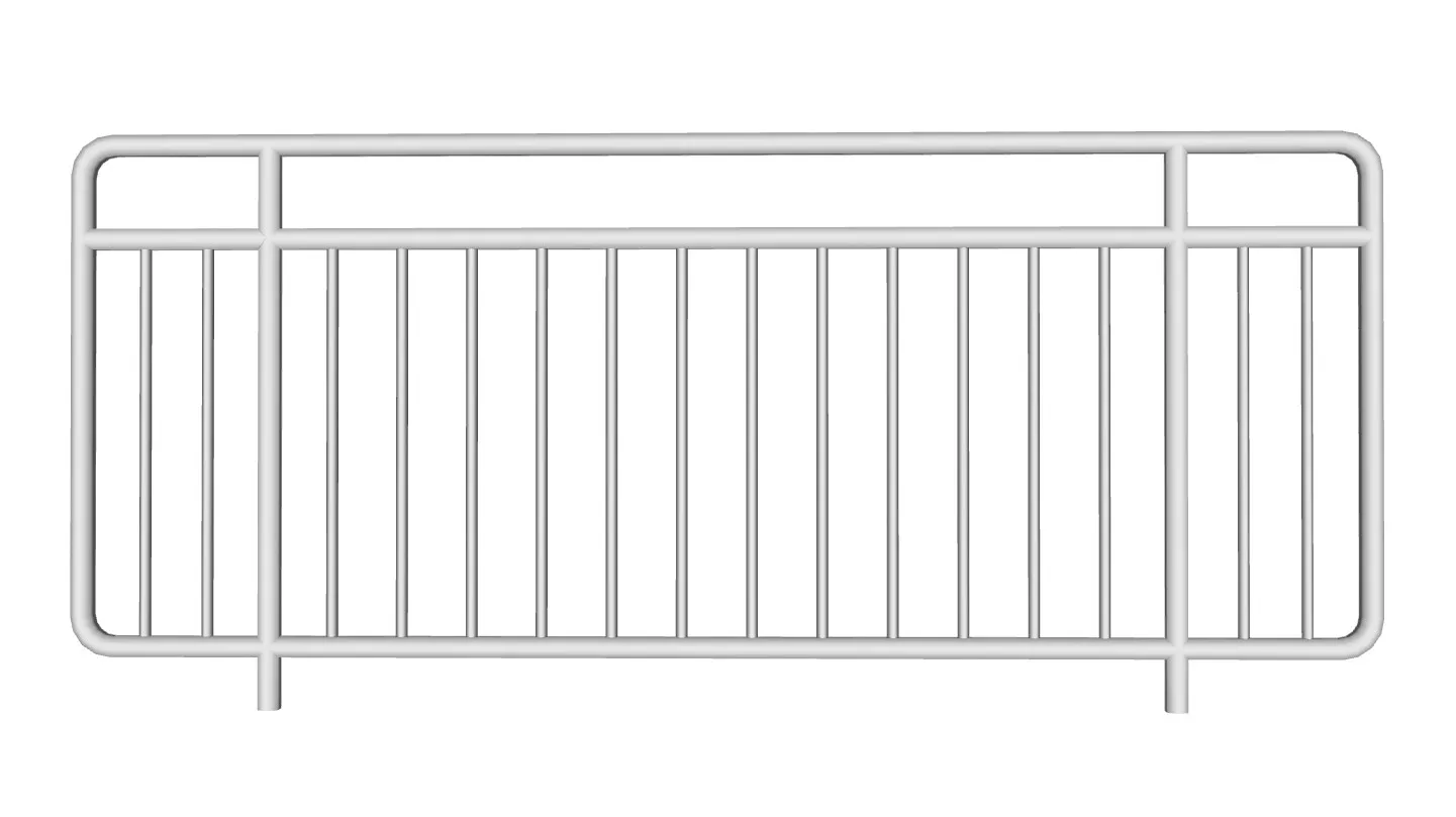 市政道路隔离护栏防护栏SU模型 SU模型免费下载_sketchup模型