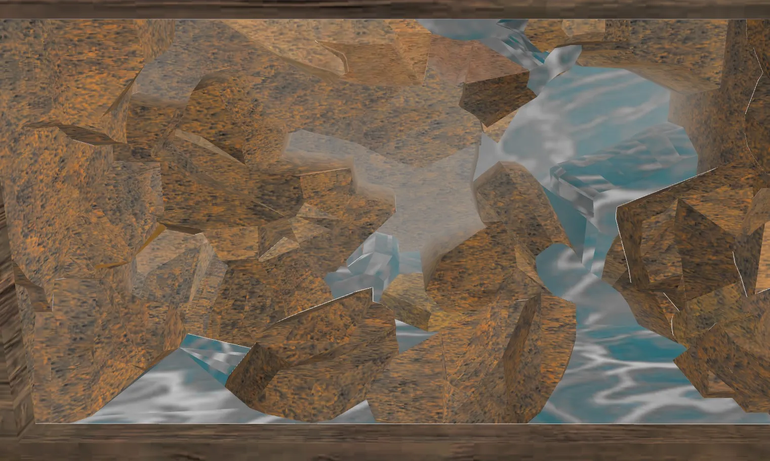 瀑布洞穴SU模型 SU模型免费下载_sketchup模型