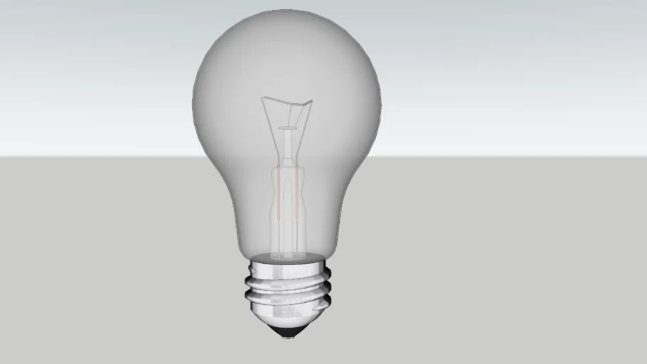 钨丝白炽灯泡SU模型 SU模型免费下载_sketchup模型