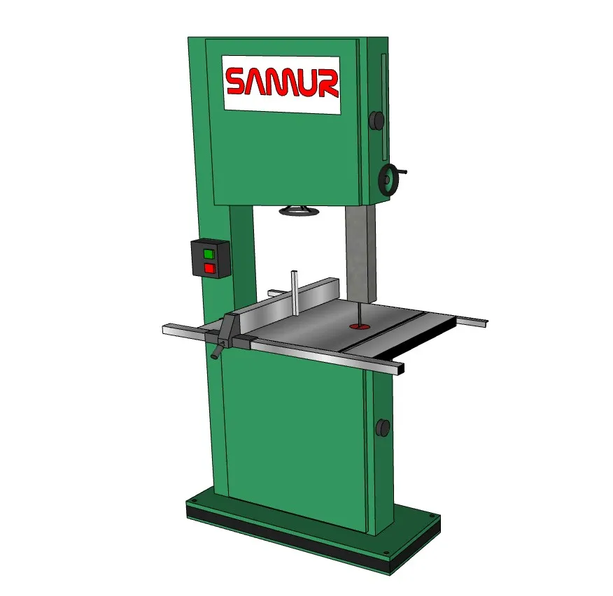 小型立式带锯机SU模型 SU模型免费下载_sketchup模型
