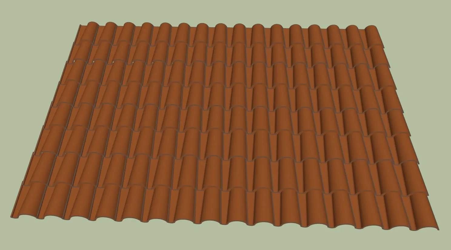 琉璃瓦屋面SU模型 SU模型免费下载_sketchup模型