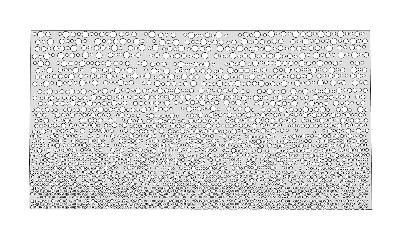 渐变孔径穿孔板SU模型 SU模型免费下载_sketchup模型