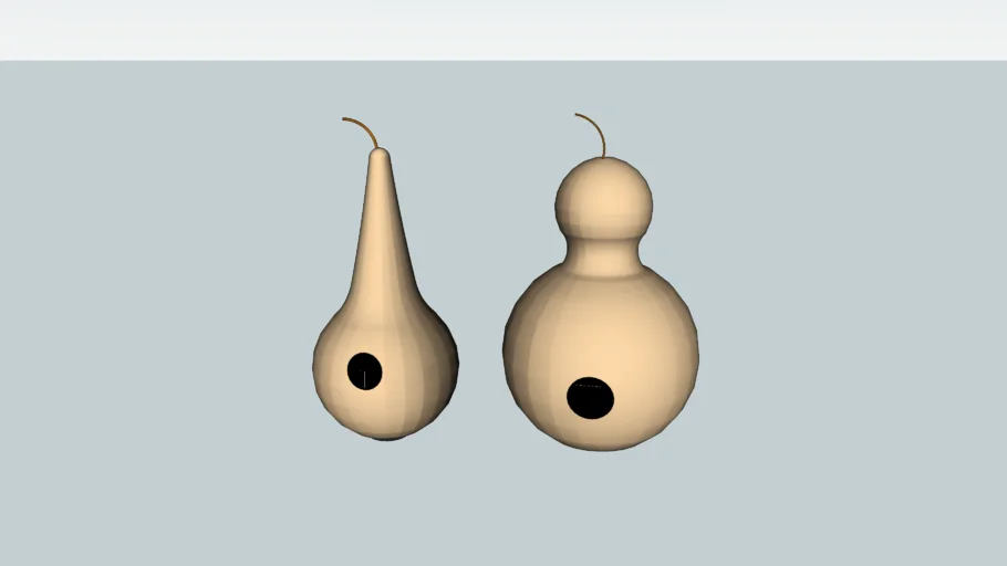 中式葫芦摆件SU模型 SU模型免费下载_sketchup模型