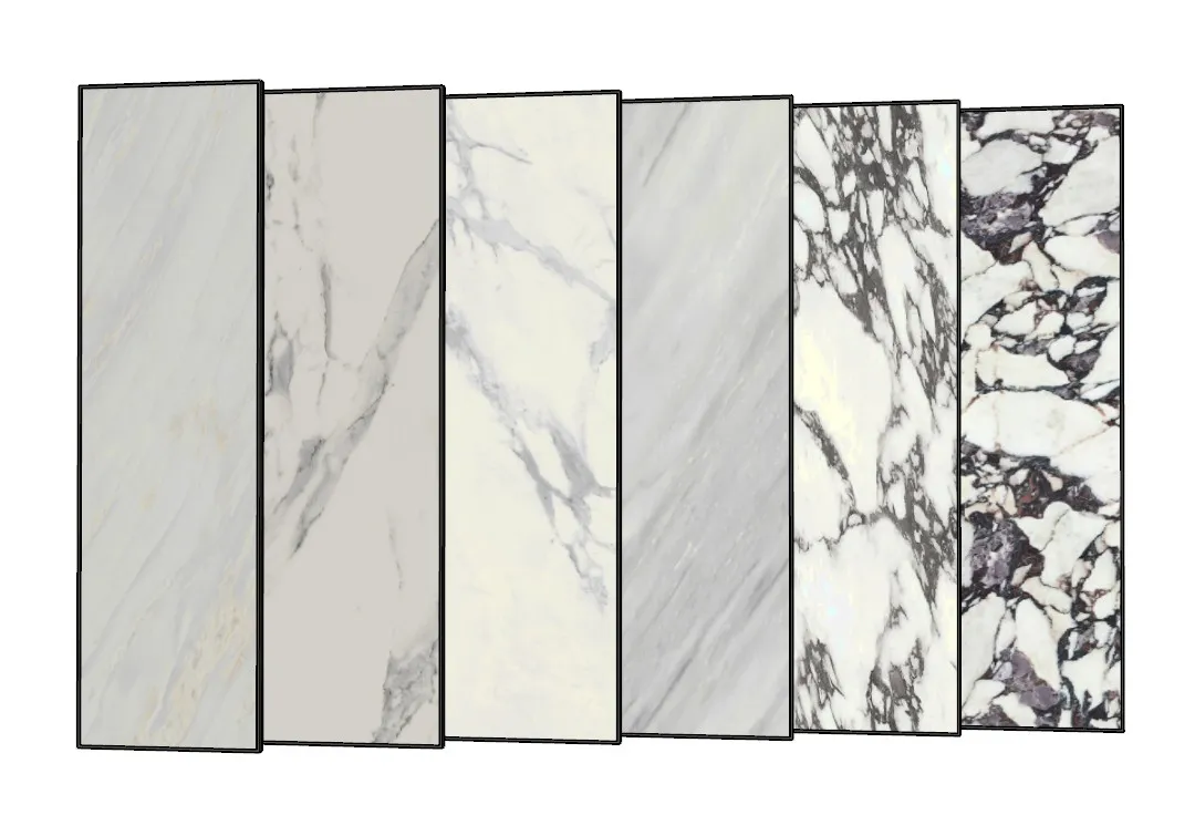 大理石瓷砖样板组合模型SU模型 SU模型免费下载_sketchup模型