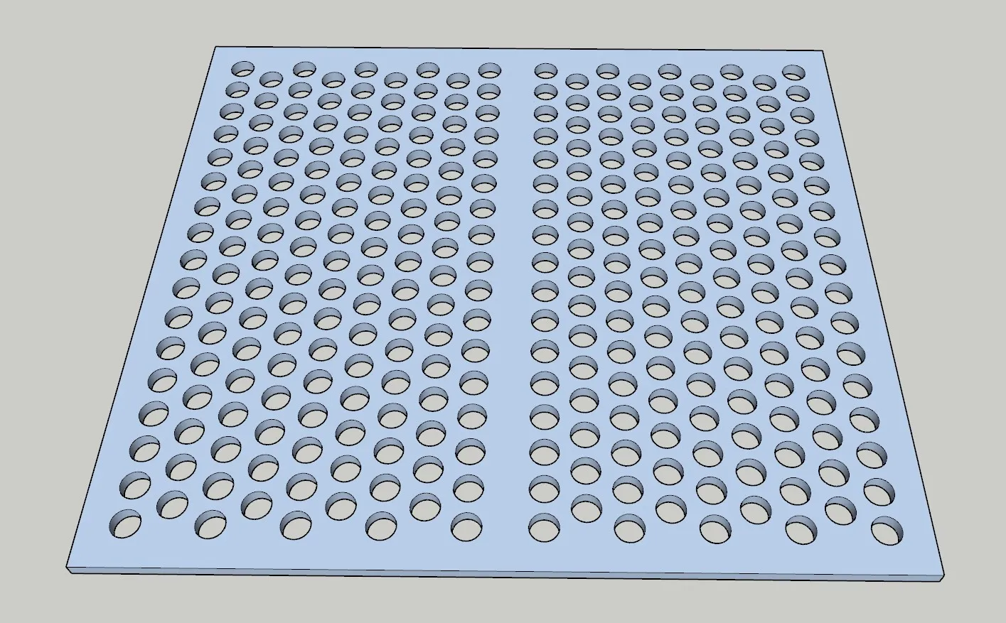 冲孔板洞洞板SU模型 SU模型免费下载_sketchup模型