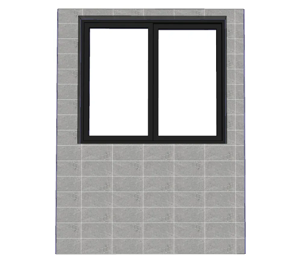 卫生间铝合金厕所窗SU模型 SU模型免费下载_sketchup模型