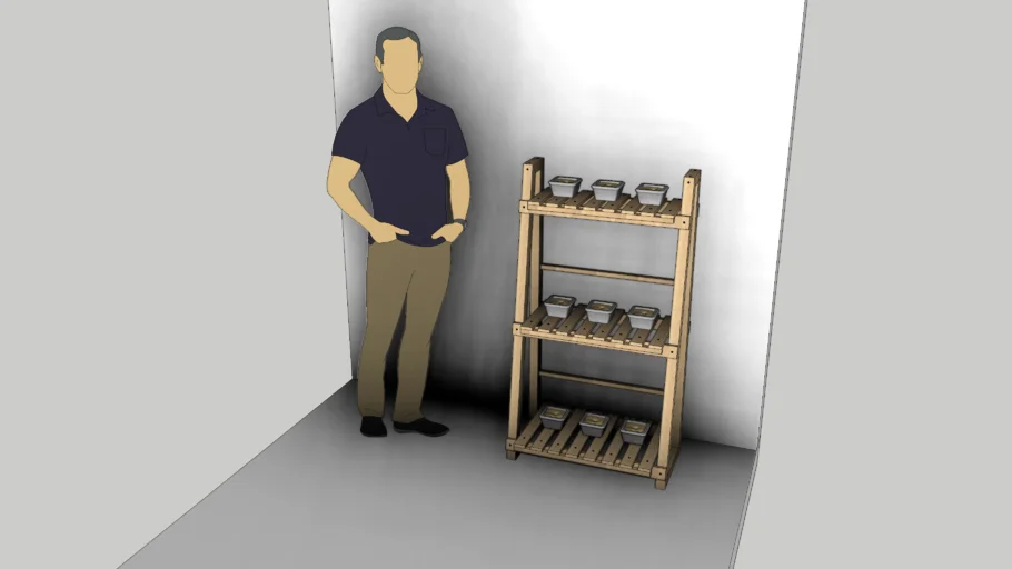 绿植架子植物花架SU模型 SU模型免费下载_sketchup模型