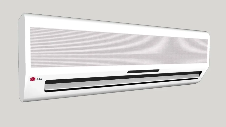 LG壁挂式空调内机SU模型 SU模型免费下载_sketchup模型