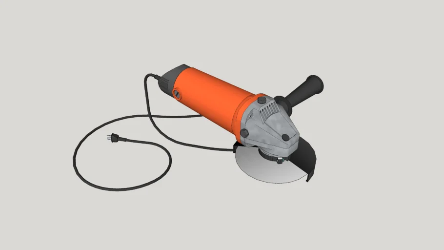 手持式角磨机（手磨机）SU模型 SU模型免费下载_sketchup模型