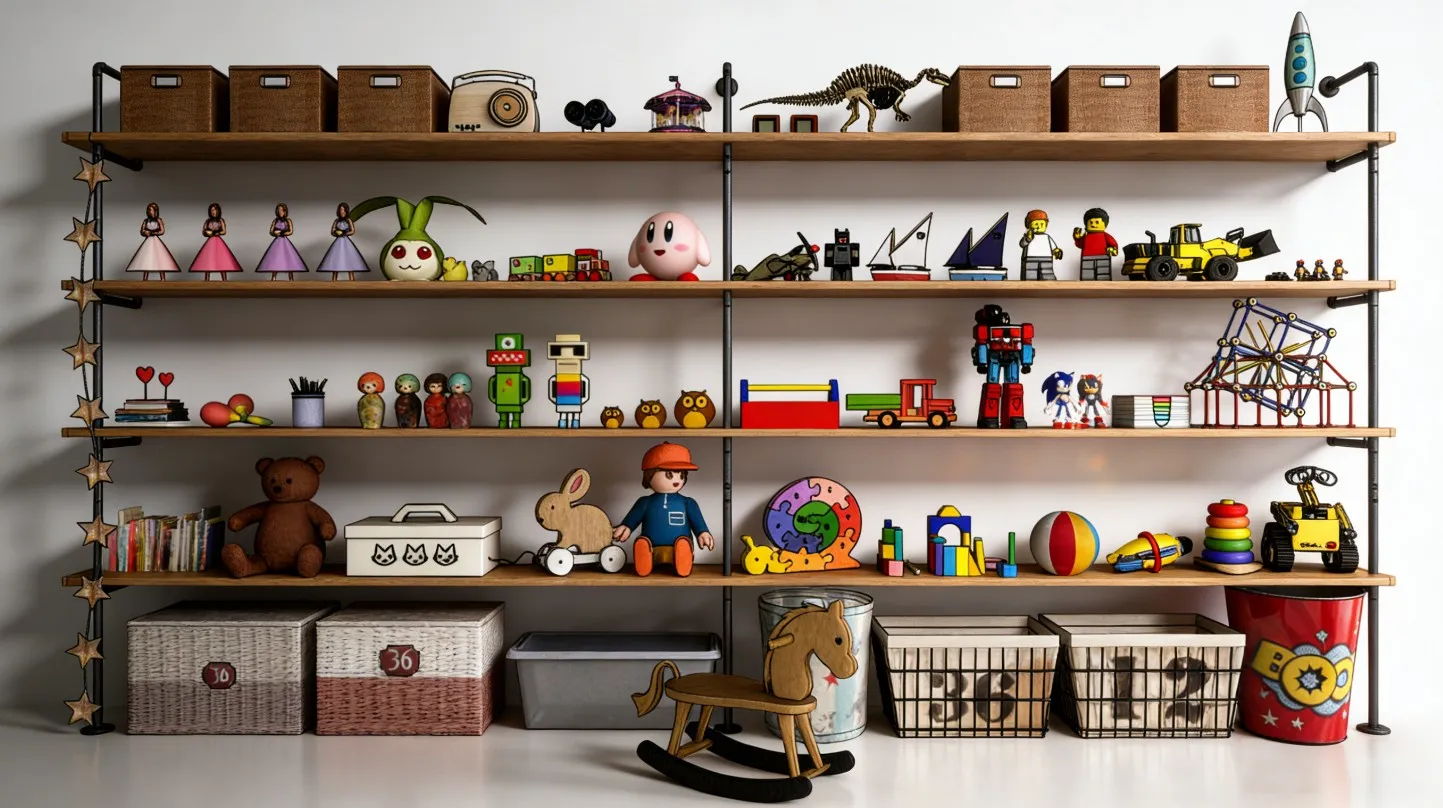 童趣玩具展架盒子SU模型 SU模型免费下载_sketchup模型